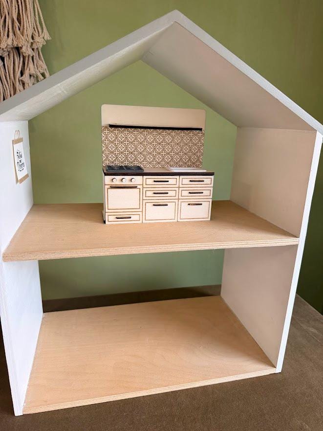 DIY Mediterranean Miniature Kitchen – Timeless Wooden Design