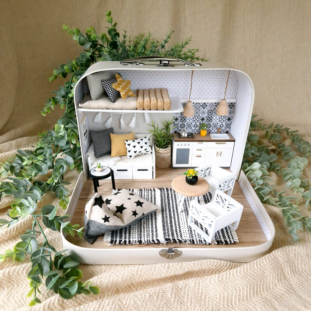 Nordic Nest - Medium Suitcase Dollhouse
