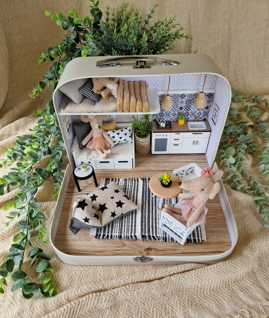 Nordic Nest - Medium Suitcase Dollhouse