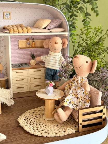 Lavender Luxe – Large Suitcase Dollhouse