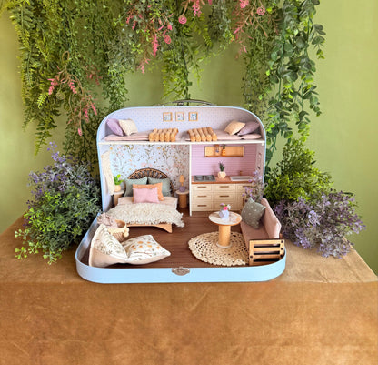 Lavender Luxe – Large Suitcase Dollhouse