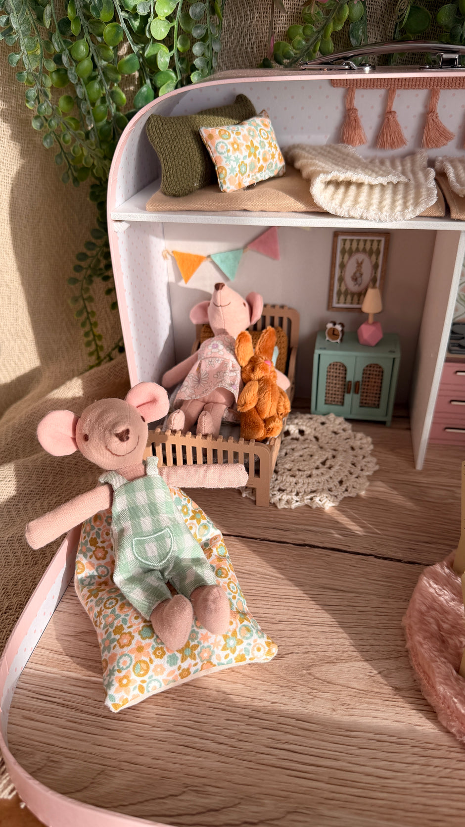 Tender Bloom Home - Large Suitcase Dollhouse