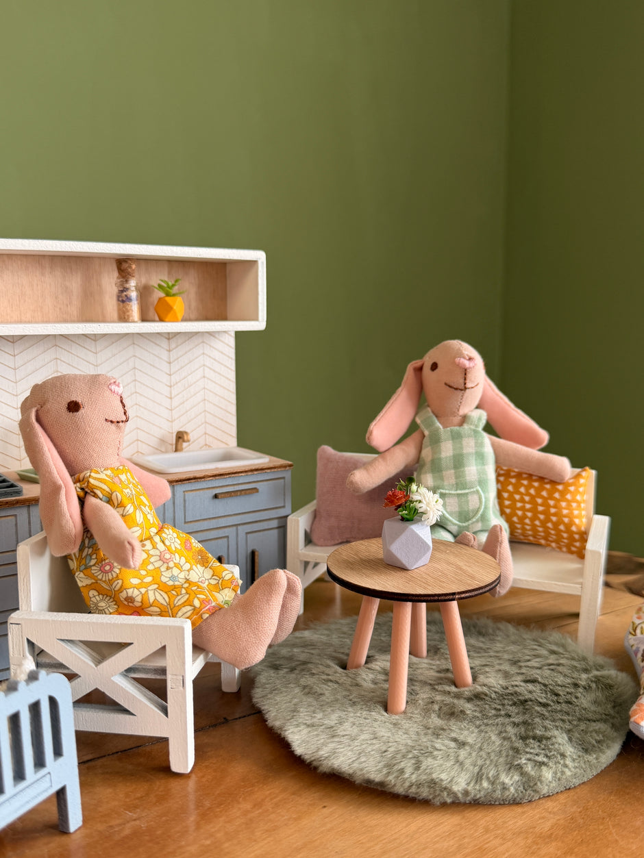Pastel Spring Furniture Set - 1:12 Dollhouse