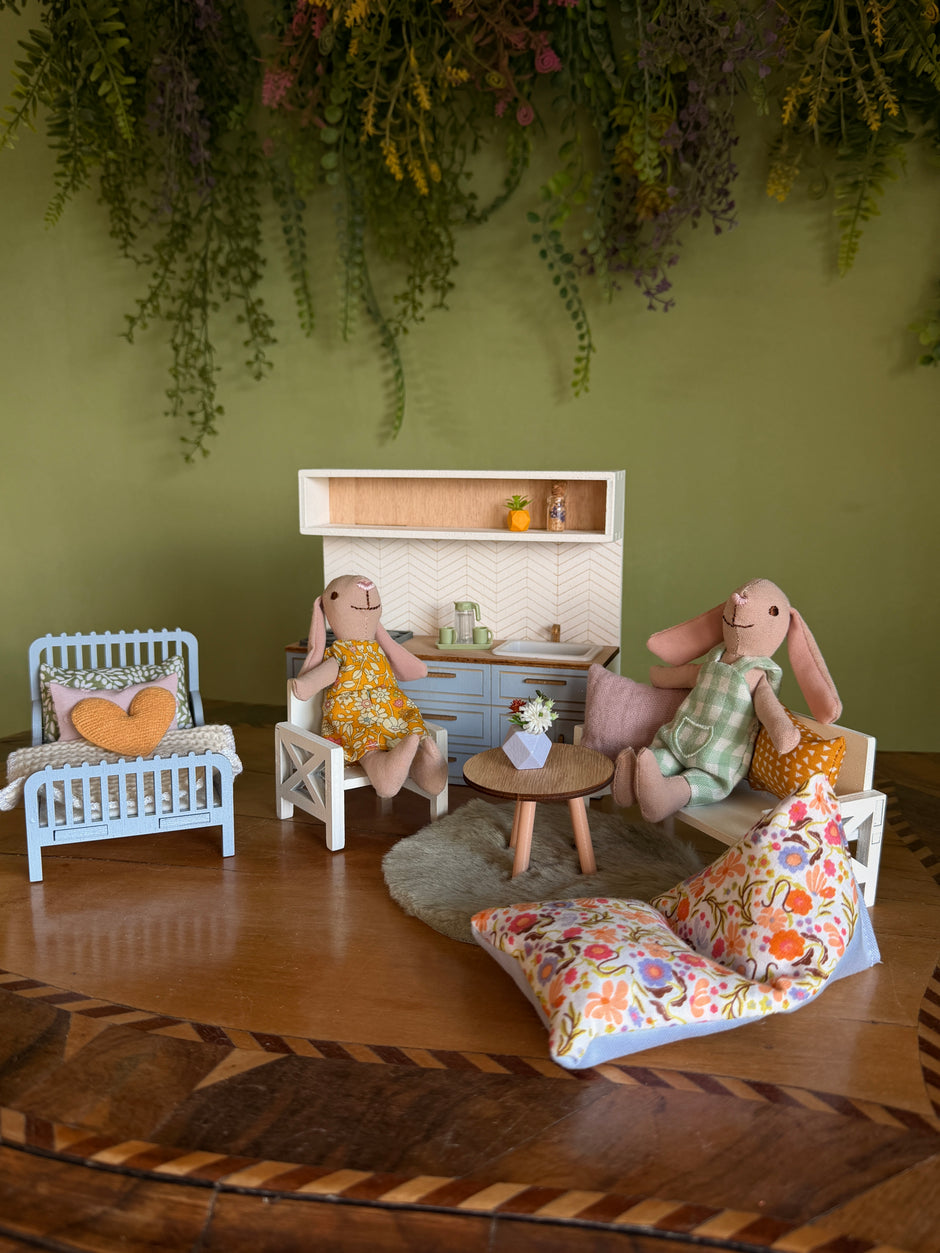 Pastel Spring Furniture Set - 1:12 Dollhouse