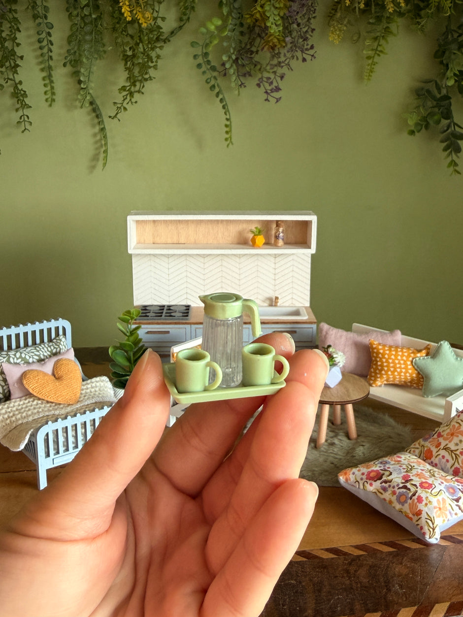 Pastel Spring Furniture Set - 1:12 Dollhouse