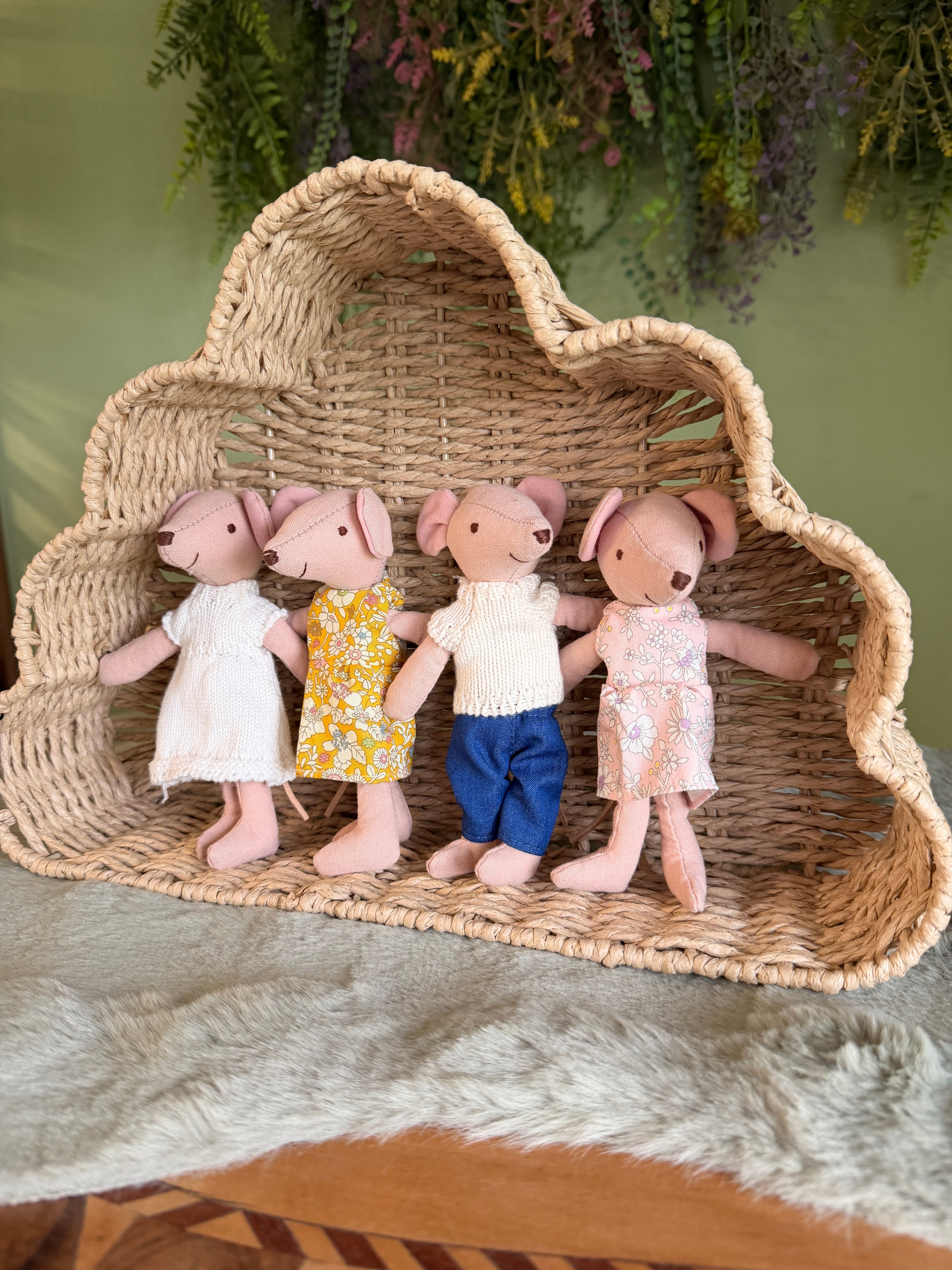 Mum and Dad Mouse Dolls