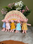 Mouse Dolls, Handmade Fabric Dolls
