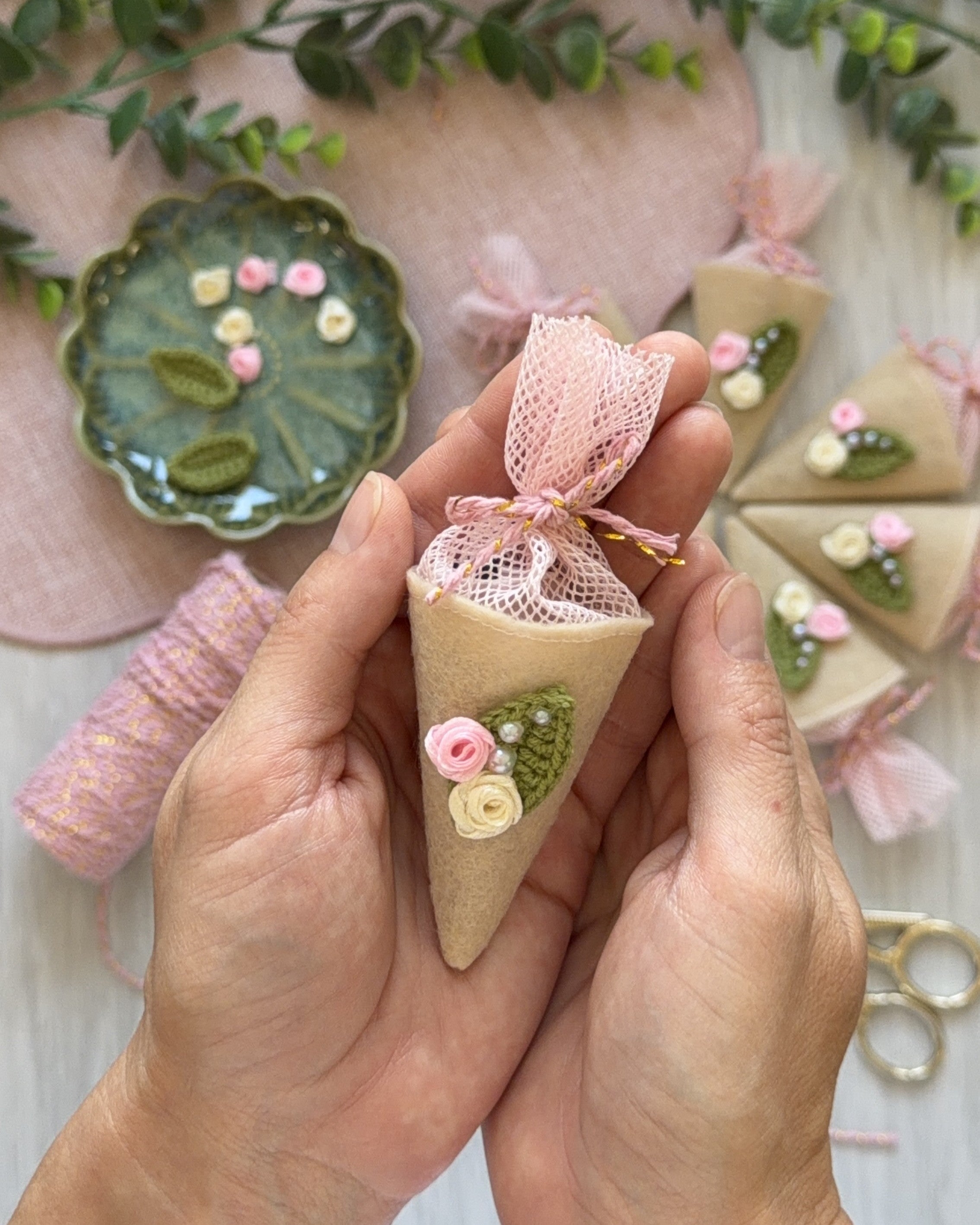 Tiny Schultüte – Handmade Miniature School Cone for Little Friends