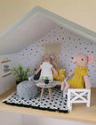 Miniature living room bundle 1:12 scale, Luxe Comfort, modern dollhouse furniture (perfect for Ikea Flisat Dollhouse)