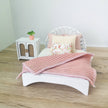 Doppelbett für Puppenhäuser im Maßstab 1:12, Restful Bliss, Miniaturmöbel-Set (perfekt für Ikea-Puppenhäuser)