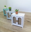 Dollhouse mid century cabinet, miniature sidebord, modern miniature maileg mice furniture, 1:12 scale