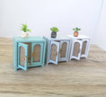 Dollhouse mid century cabinet, miniature sidebord, modern miniature maileg mice furniture, 1:12 scale