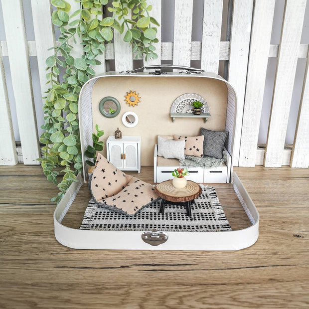 Little Fjord House - Small Suitcase Dollhouse