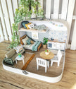 The Calm Grove – Medium Suitcase Dollhouse