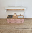 Miniature dollhouse kitchen, 1:12 scale, Blush, miniature furniture (perfect for Ikea dollhouse)