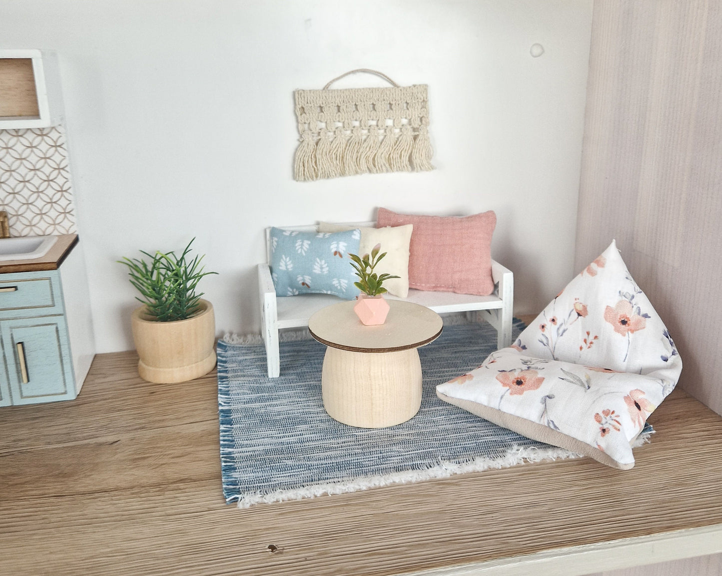 Miniature furniture set, dollhouse 1:12 scale furniture bundle (perfect for Ikea dollhouse)
