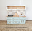 Miniature dollhouse kitchen, Cloud, 1:12 scale, miniature furniture (perfect for Ikea dollhouse)