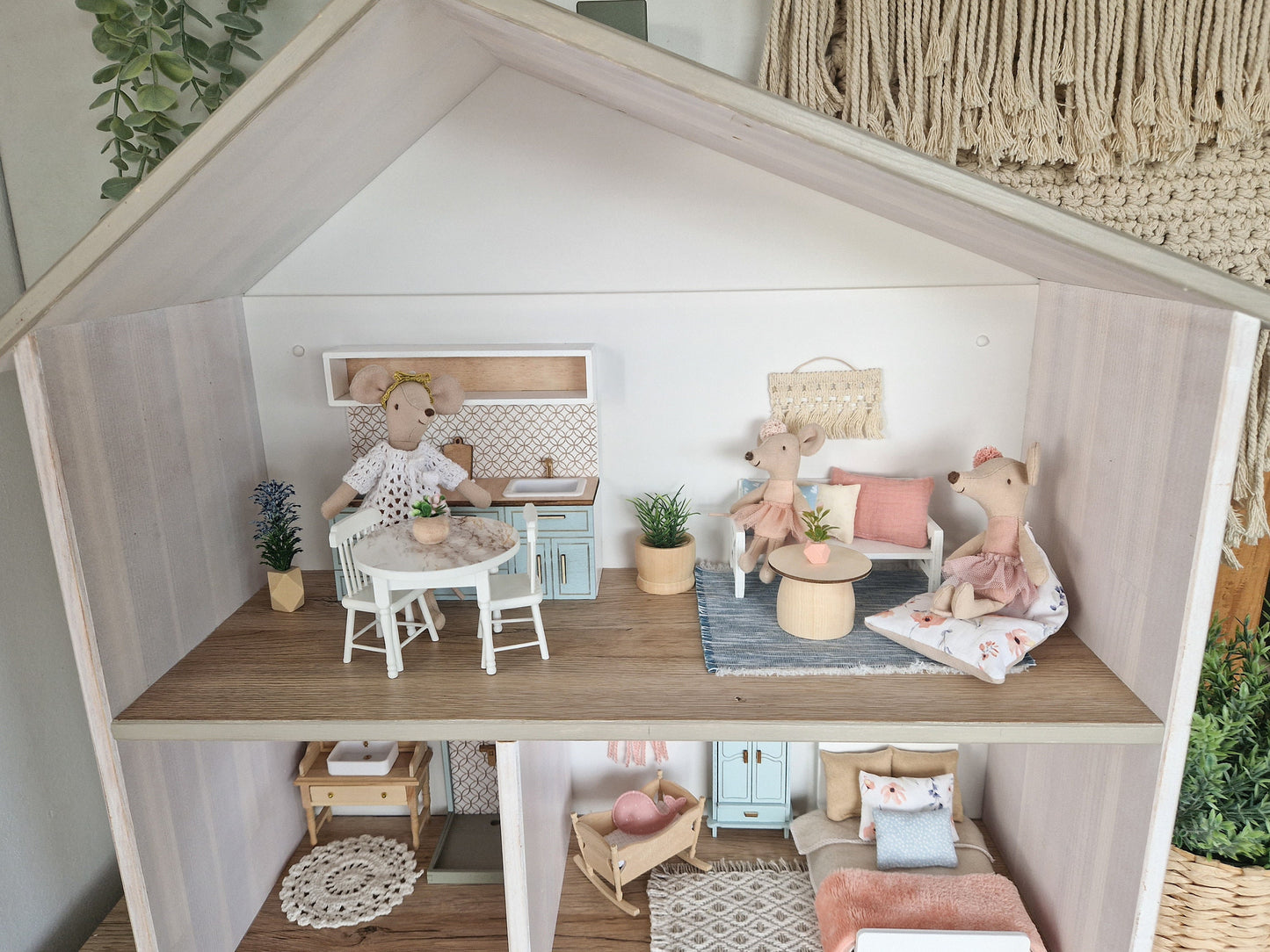 Miniature furniture set, dollhouse 1:12 scale furniture bundle (perfect for Ikea dollhouse)