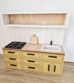 Miniature dollhouse kitchen, Mellow, 1:12 scale, miniature furniture (perfect for Ikea dollhouse)