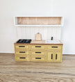 Miniature dollhouse kitchen, Mellow, 1:12 scale, miniature furniture (perfect for Ikea dollhouse)