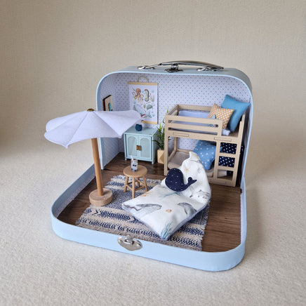 Blue Tide – Small Suitcase Dollhouse
