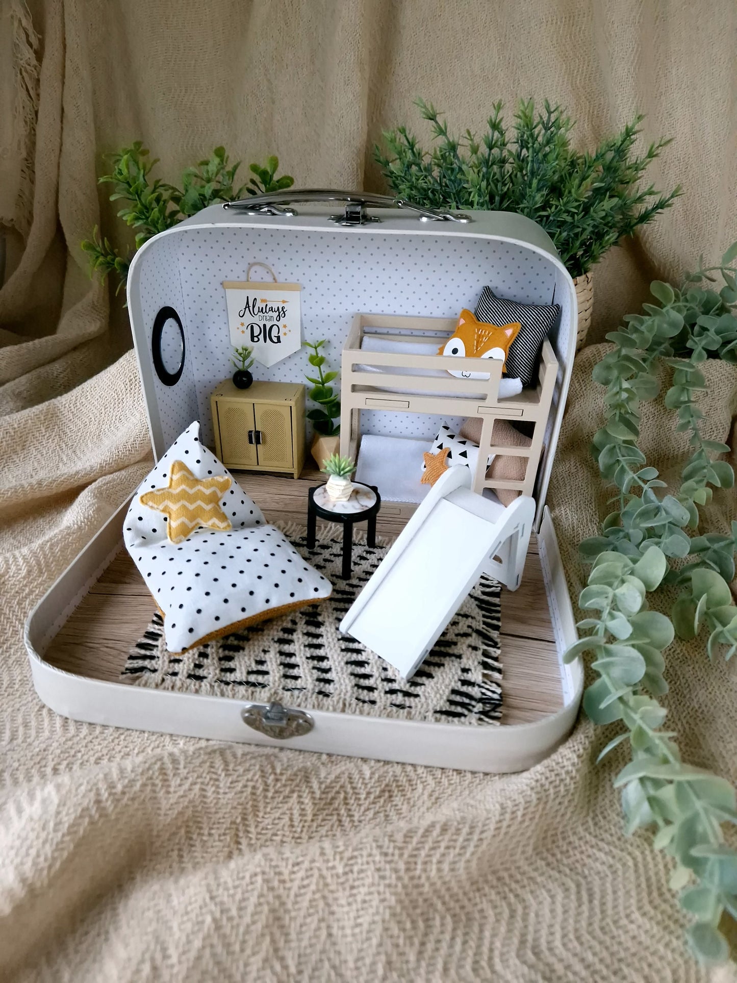 Tiny Joy - Small Suitcase Dollhouse