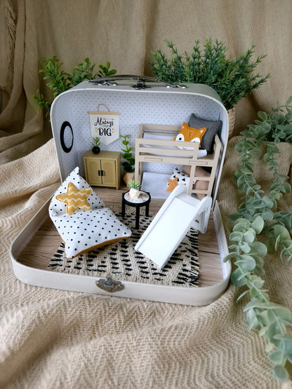 Tiny Joy - Small Suitcase Dollhouse