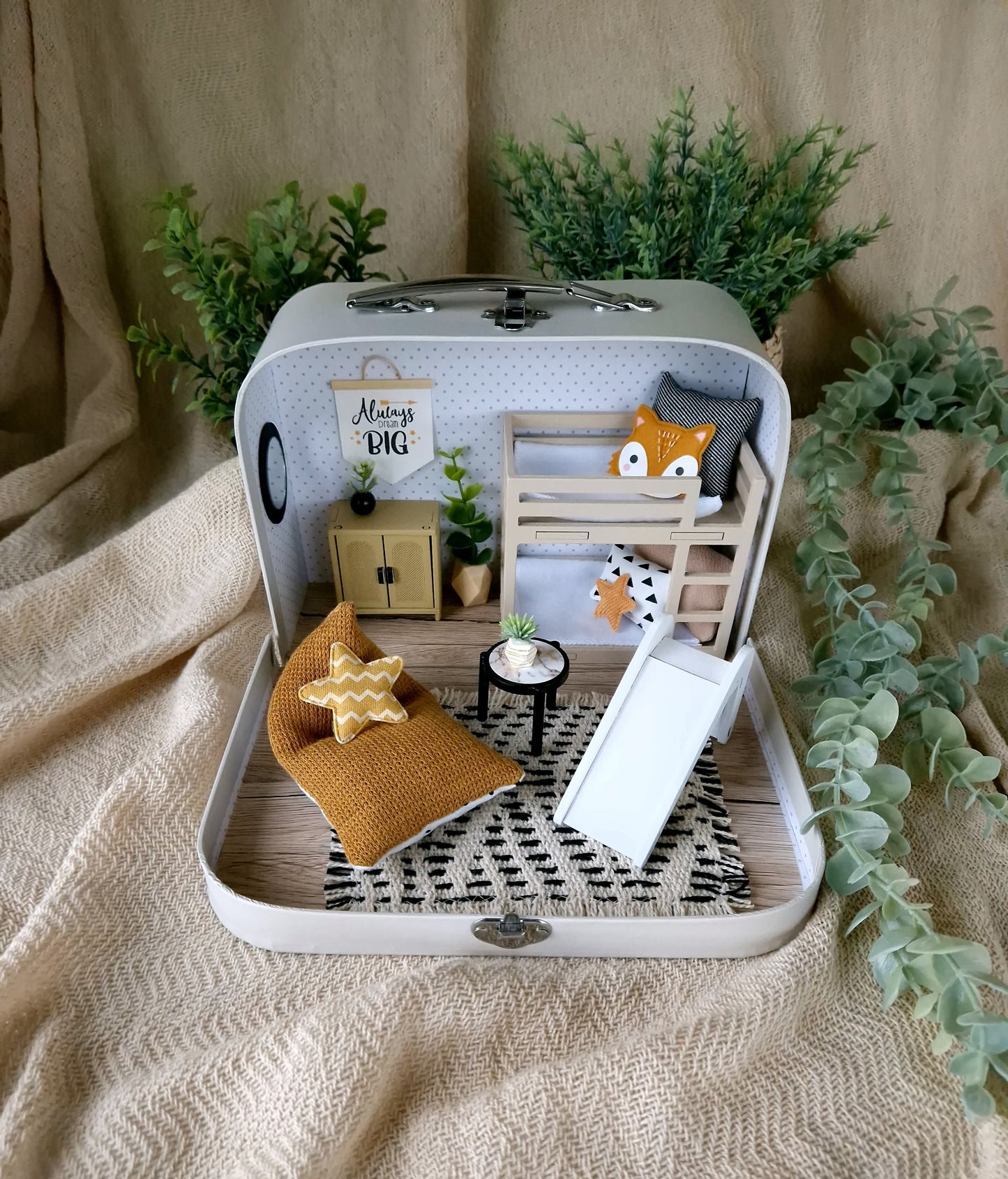 Tiny Joy - Small Suitcase Dollhouse