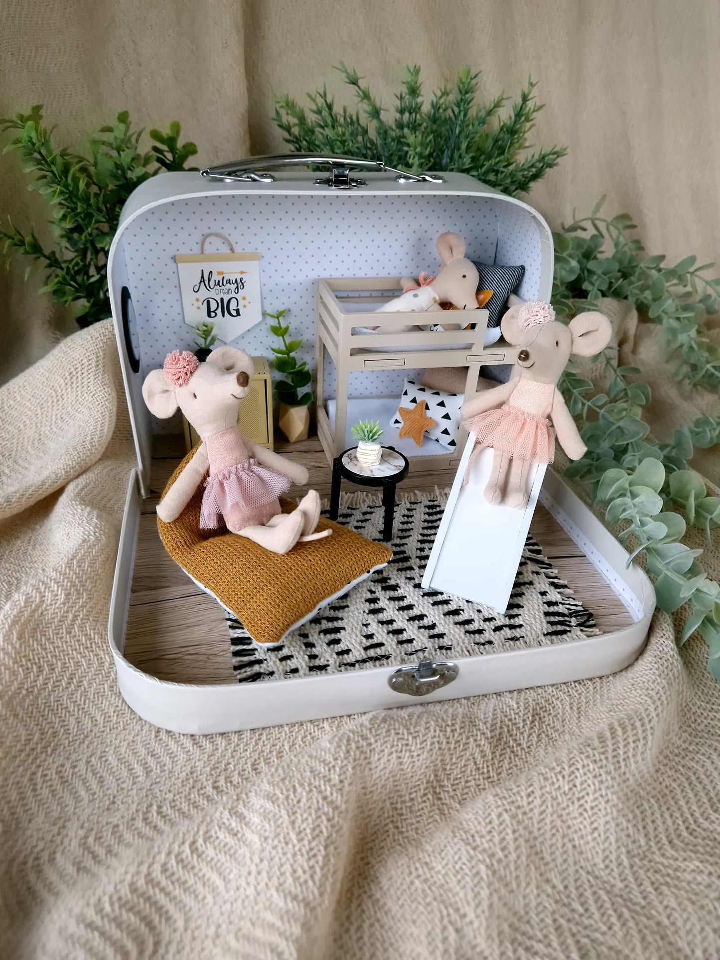 Tiny Joy - Small Suitcase Dollhouse