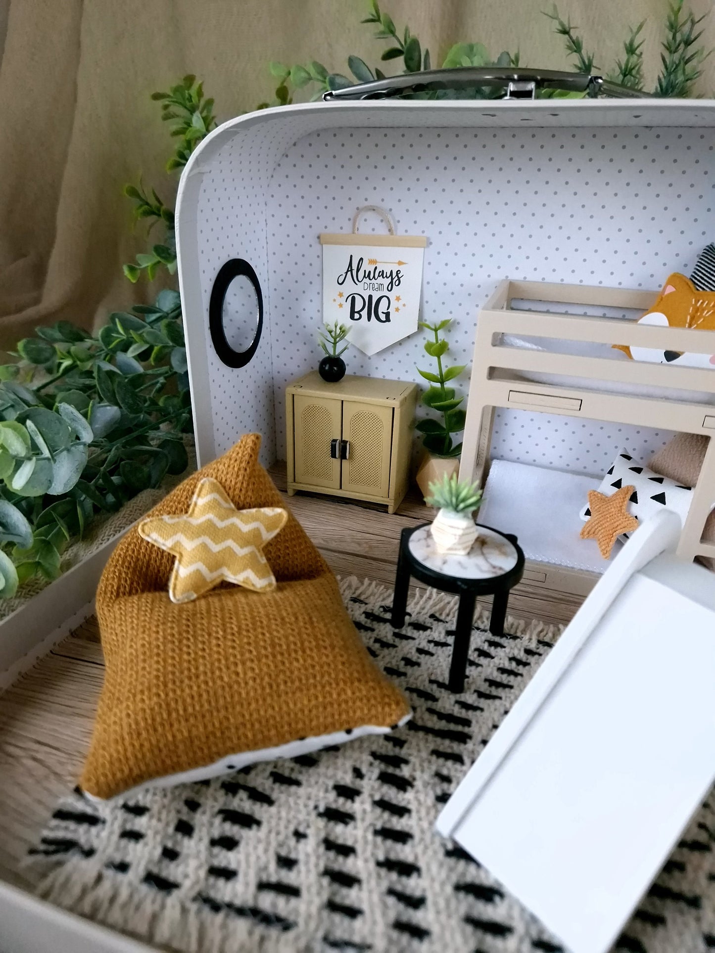 Tiny Joy - Small Suitcase Dollhouse