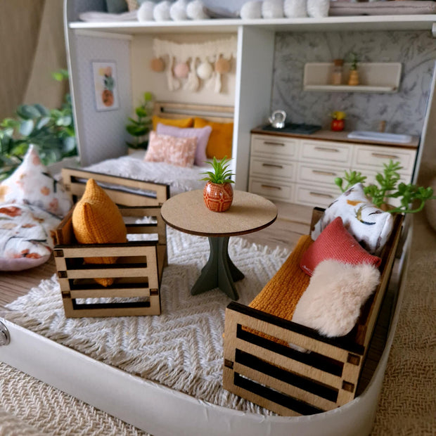 Sunny Horizon – Large Suitcase Dollhouse