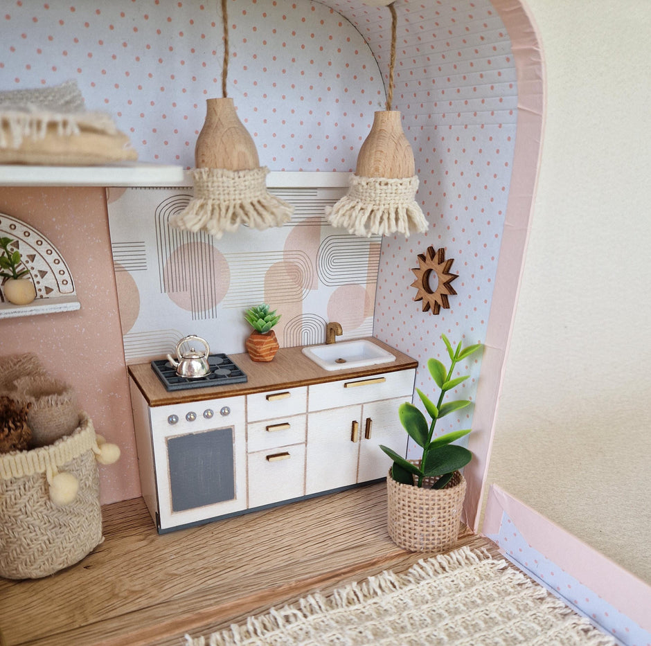 Bohemian – Puppenhaus im mittleren Kofferformat
