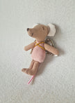 Small Fairy Mouse Doll with Wings, 11 cm, handmade fabric doll – photo 3