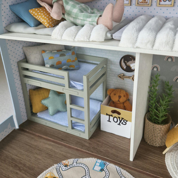 Little Adventurer – Large Suitcase Dollhouse, handmade in Slovenia – photo 2