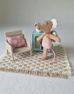 Small Fairy Mouse Doll with Wings, 11 cm, handmade fabric doll – photo 4