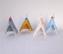 Miniature Felt Teepee, handmade 1:12 miniature