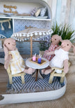 Blueberry Haven – Large Suitcase Dollhouse, handmade in Slovenia – photo 10