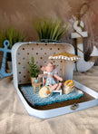 Miniature Beach Lounge Set, 1:12 Scale, handmade – photo 5