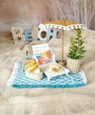 Miniature Beach Lounge Set, 1:12 Scale, handmade – photo 2