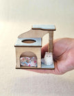 Miniature Cat House with Little Cat, 1:12 Scale, handmade – photo 3