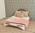 DIY Miniature Art Deco Bed – Wooden Doll Furniture for Maileg