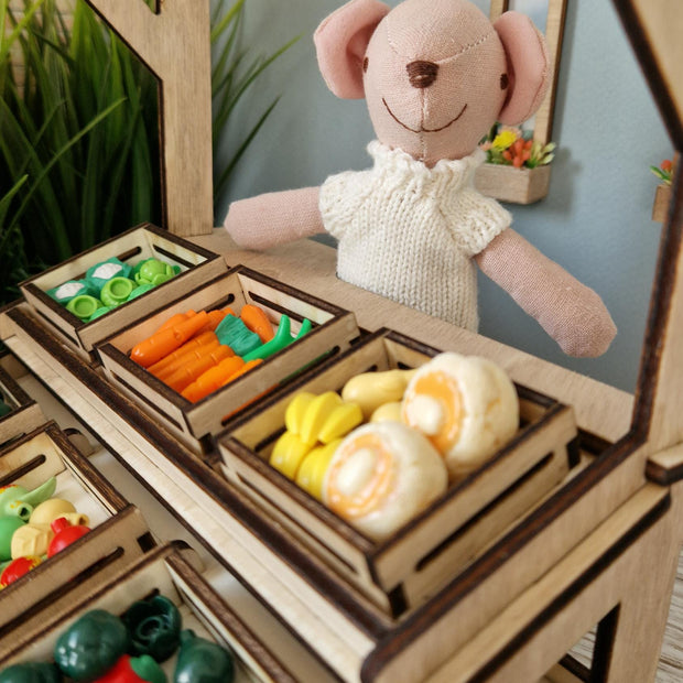DIY Miniature Farmer’s Market Stall