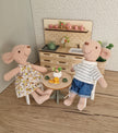 DIY-Miniatur-Essgruppe – Stuhl- und Tisch-Duo