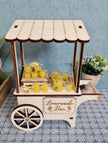 DIY Mini Market Rolling Cart - Lemonade & Flower Stand and more