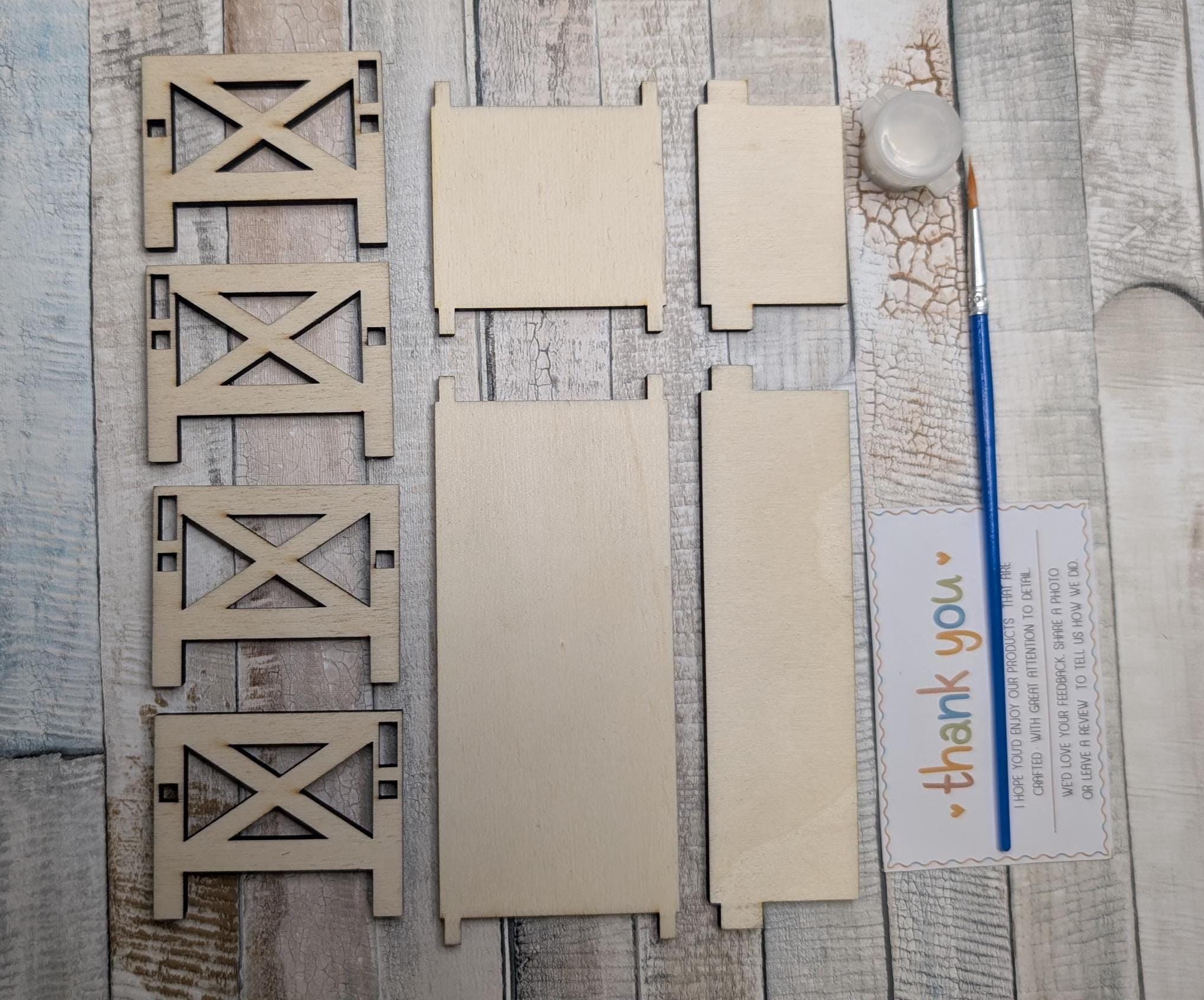 Moderne DIY-Miniatur-Sofagarnitur – Wohnzimmermöbel aus Holz für Maileg & Puppen