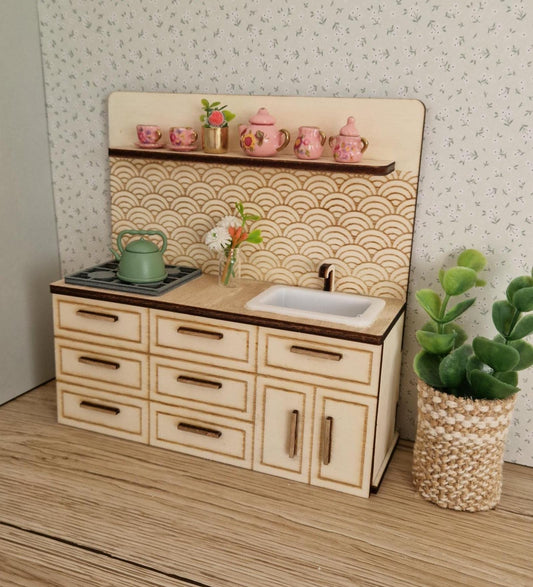 DIY Miniature Kitchen Set – Wooden Furniture for Maileg & Dolls