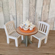 DIY-Miniatur-Essgruppe – Stuhl- und Tisch-Duo