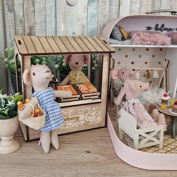 Miniature Bakery Stall, handmade 1:12 miniature – photo 2