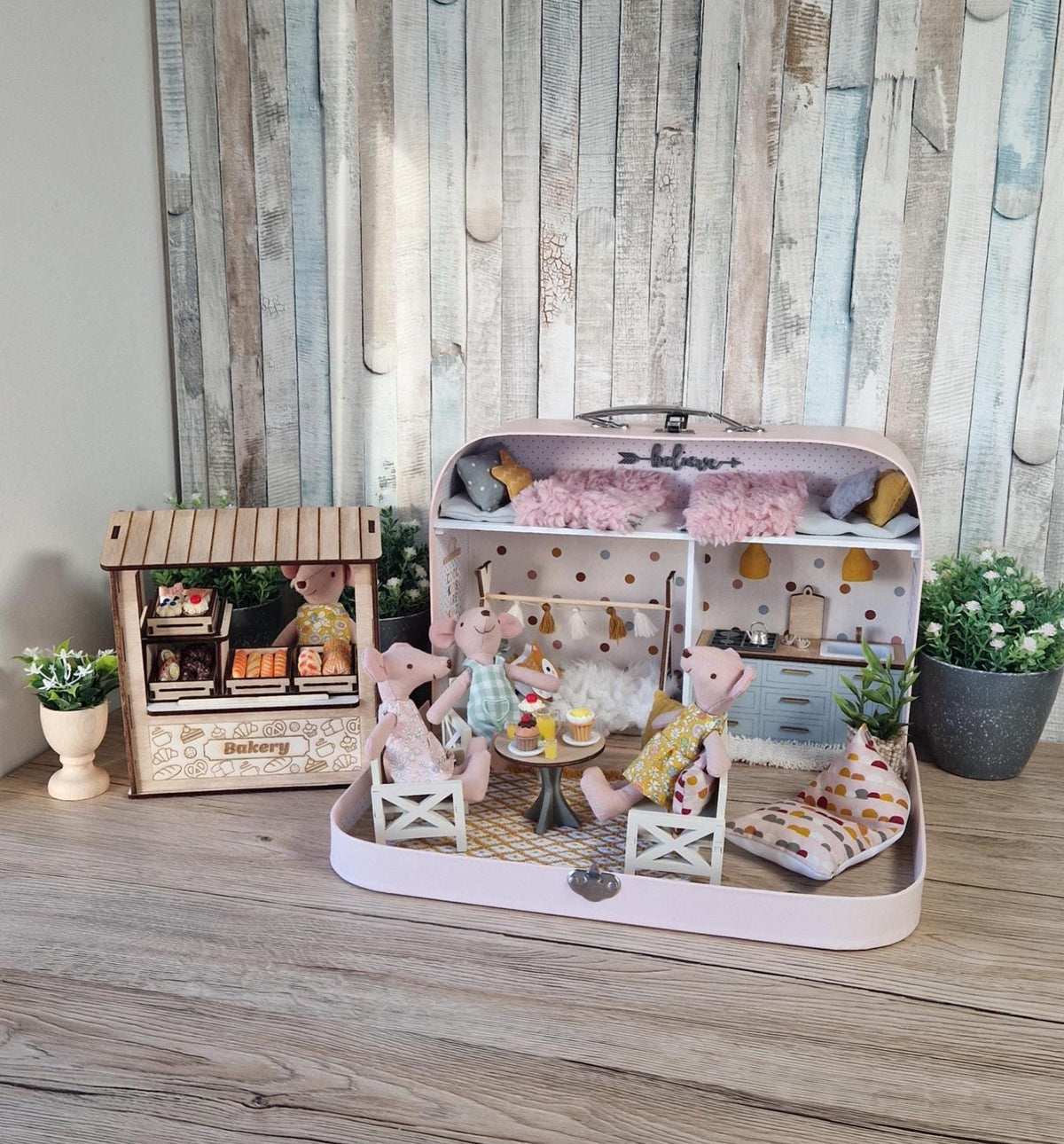 Miniature Bakery Stall, handmade 1:12 miniature – photo 5