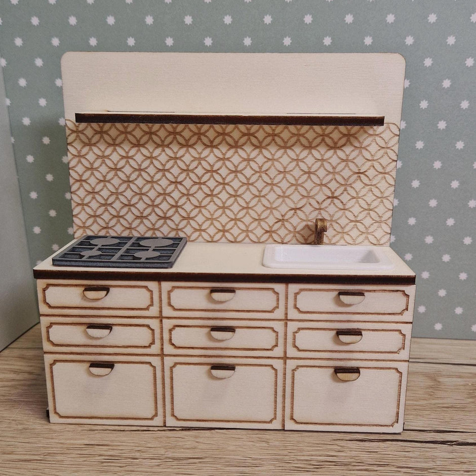 DIY Miniature Kitchen Set - The Cottage Kitchen – Wooden Furniture for Maileg & Dolls